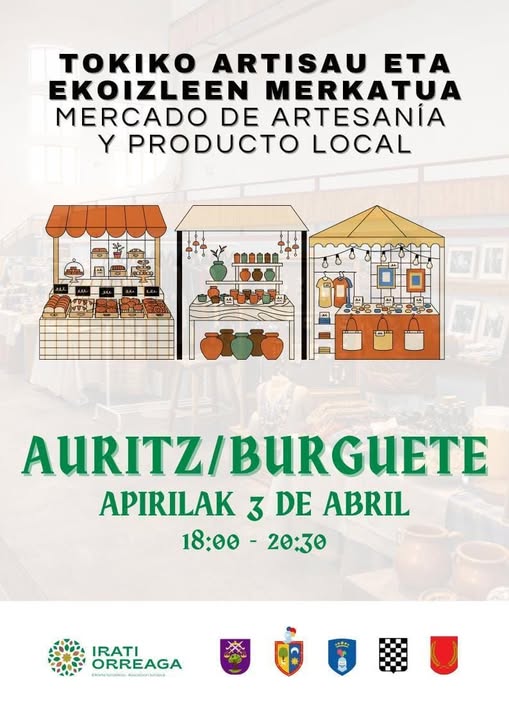 Mercado de artesania y producto local (Auritz/Burguete)