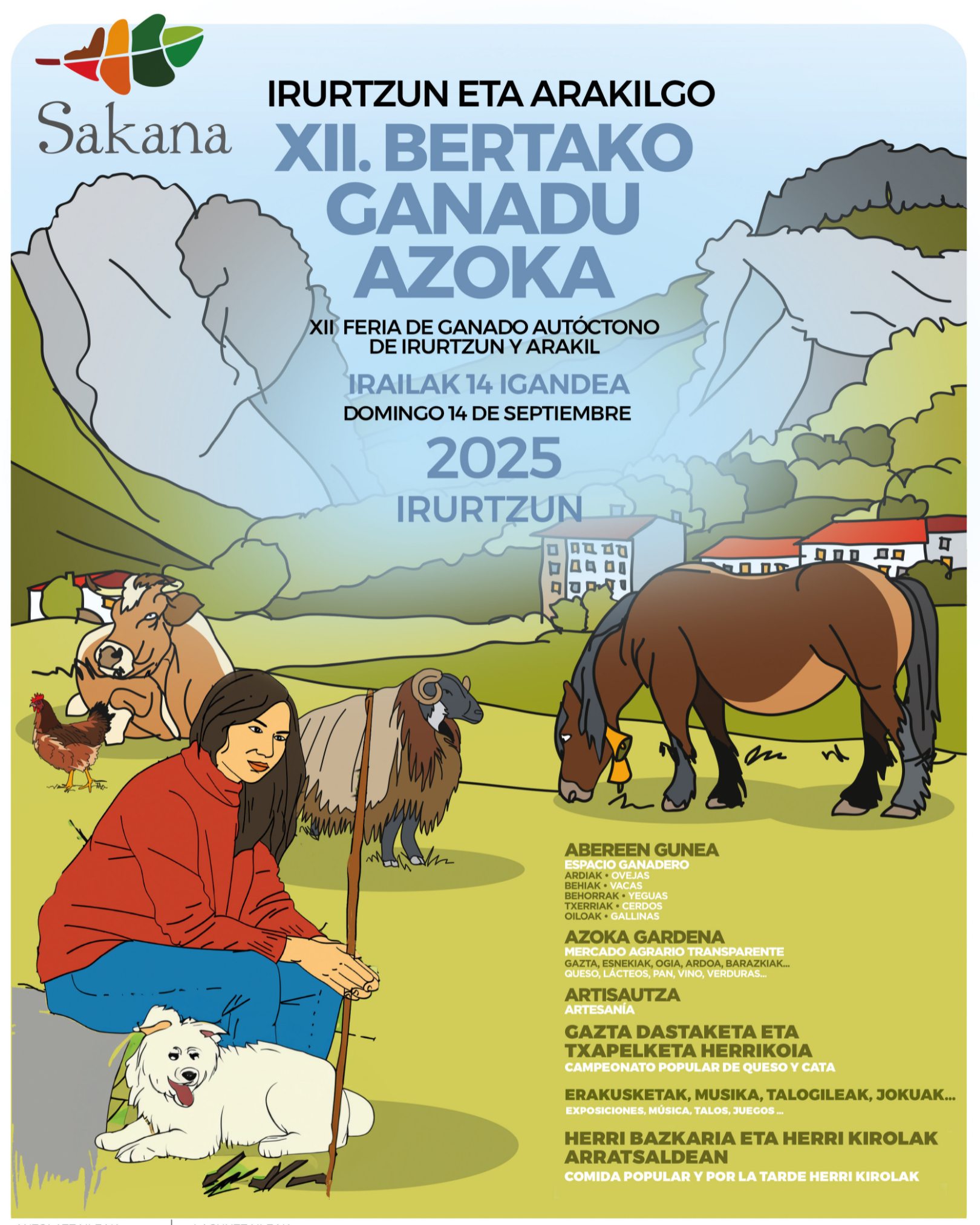 IRURTZUN ETA ARAKILGO XXII. BERTAKO GANADU AZOKA (IRURTZUN)