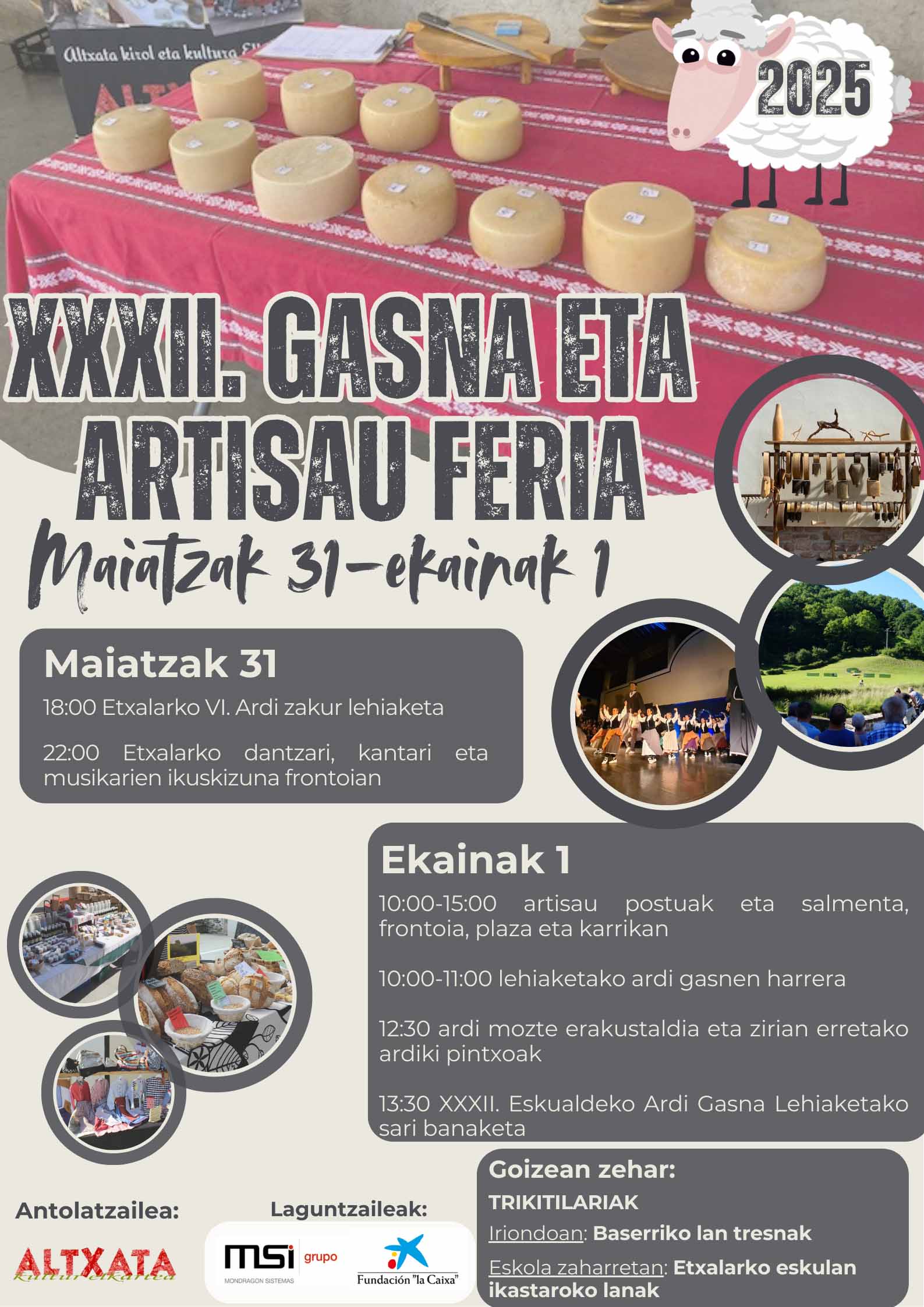 XXXII. Gasna feria eta artisau feria (Etxalar)
